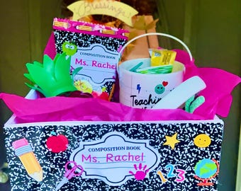 Personalized Teacher’s Appreciation Gift Box