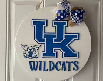 University of Kentucky Wildcats Door Hanger