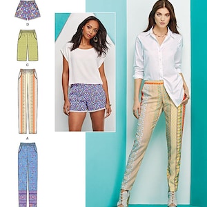 Simplicity 1165 Sewing Pattern Women Pants Pattern UNCUT Factory Folded Size 6 - 14 Easy Pattern Sewing Project Pull On Pants Pattern