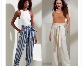 Vogue 1873 Sewing Pattern Womens Pants Pattern UNCUT Factory Folded Size 16 - 24 Plus Size Pants Pattern Pull On Pants Vogue Pattern