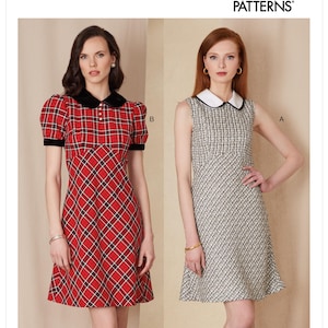 Vogue 1822 Sewing Pattern Women Dress Pattern Easy Sewing Project UNCUT Size 16 - 24 Empire Waist Summer Dress A Line Dress Vogue Pattern