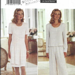 Butterick 3897 Sewing Pattern Women Pants Pattern Skirt Pattern Top Pattern Dress Pattern UNCUT 90&#39;s Sewing Pattern Vintage Size 8 - 10