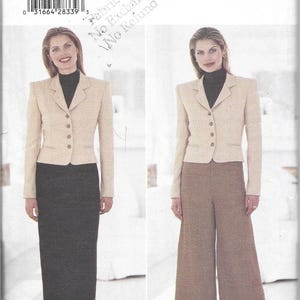 Butterick 5747 Sewing Pattern Women Jacket Pattern Pants Pattern UNCUT Size 18 - 22 Skirt Pattern Vintage Pattern 1990&#39;s Plus Size