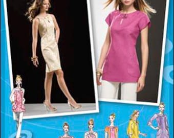 Simplicity 2927 Project Runway Sewing Pattern Women Dress Pattern UNCUT Factory Folded Size 4 - 12 Easy Sewing Pattern Women Dress or Tunic