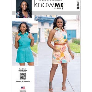 McCalls 2030 Sewing Pattern Women Dress Pattern UNCUT Factory Folded Size 8 - 16 McCalls Know Me Pattern Romper Pattern McCalls