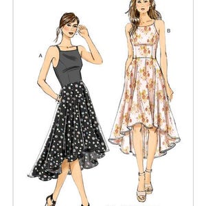 Vogue 9252 Schnittmuster Frauen kleiden Schnittmuster UNCUT Fabrik gefaltet Größe 40 - 40 Einfachheits-Schnittmuster Plus Size Schnittmuster