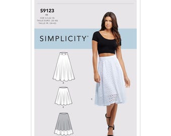 SIMPLICITY - S9375 JUPES POUR FEMMES | Club Tissus