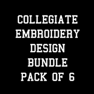 Hog Embroidery Design Bundle (Digital Download)