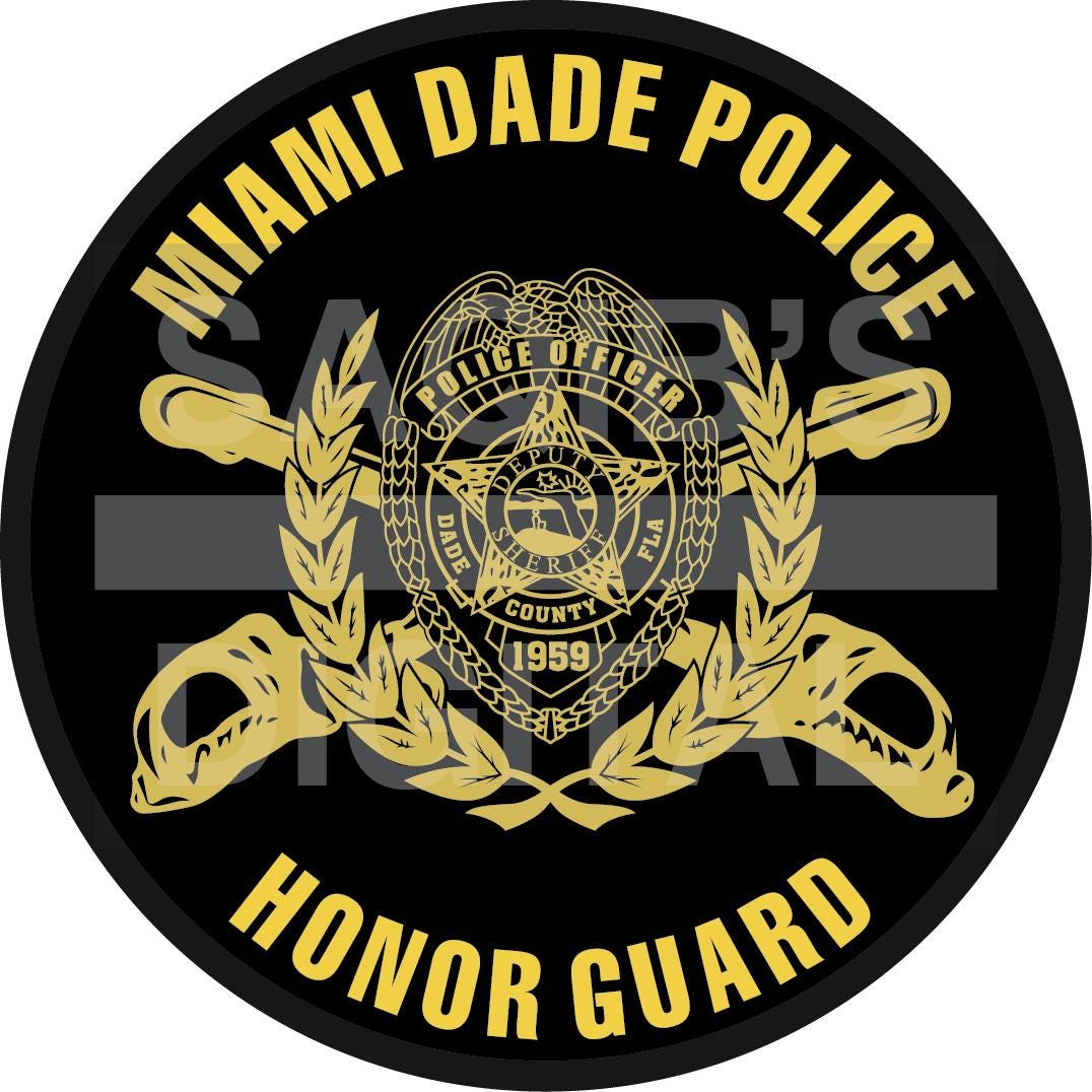 Miami Dade Police Badge Svg - Etsy, image size:1076x1076