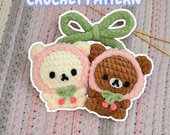Teddy Bear Amigurumi Crochet Pattern – Plush Stuffed Toy PDF Pattern