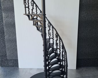 Escaleras de caracol escala 1:12 descarga digital archivos DXF, STL, STEP