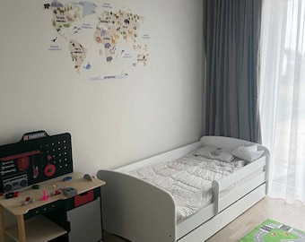 Printable World map pdf and png