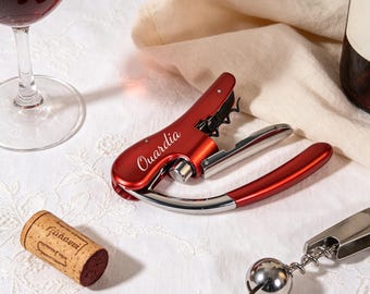 Cavatappi di lusso personalizzato a forma di coniglio, cavatappi personalizzato con incisione, apribottiglie in lega di zinco, regalo unico per gli amanti del vino