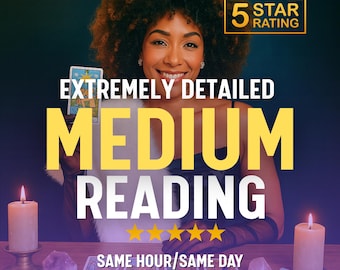 Same Hour Psychic Reading - Genaue Liebeslesung, Ehrliche Mittlere Lesung, Schnelle psychische Voraussagen, Blinde Psychische Wertung, Tarotkartenausbreitung