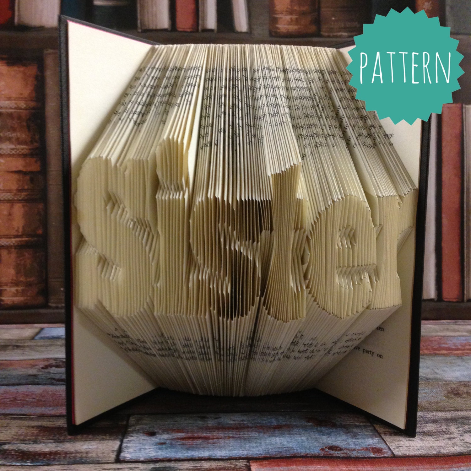 folded book art sister