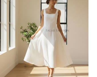 knee length dresses for ladies Solid Structured Gown – BCBGMAXAZRIA main image 1