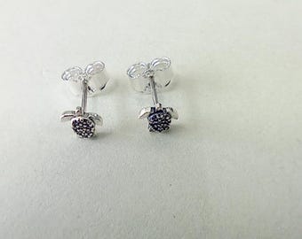 pandora one Meeresschildkrötenohrringe + Geschenkbeutel