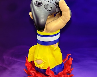 Hero Force Arm Anime Controller Holder: Gamer Decor