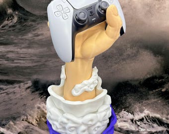 Handmade Anime Controller Holder: Fifth Gear Gamer Decor