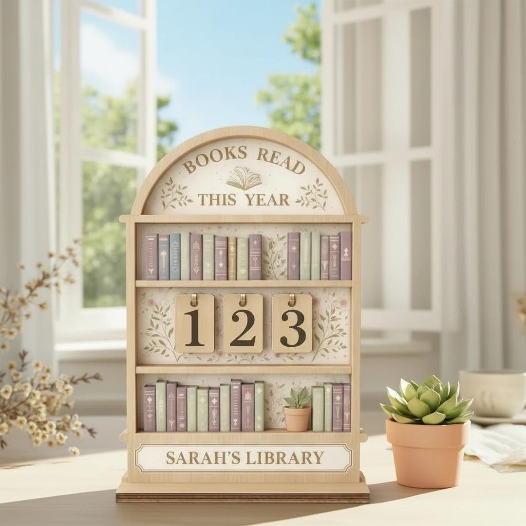 Book Counter | Gepersonaliseerd - Nouley Studio