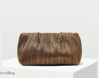 Strukturierte Kunstleder-Henkeltasche – Elegante minimalistische Schultertasche für Alltag & Reisen