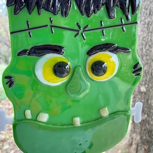 Fused Glass Cute Frankenstein Panel (PLG324)