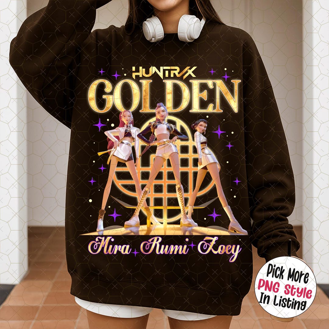 Buy Golden Huntrix Kpop Demon Hunters PNG, Kpop Huntrix PNG, Demon ...