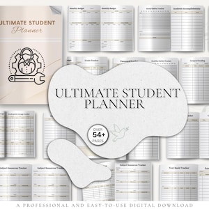 2025 Student Planner: Academic Organizer, Study Schedule (Digital Download)