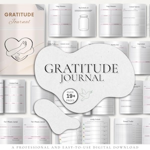 Gratitude Journal, Daily Reflection Notebook, Mindfulness & Positivity Planner, Self-Care Diary, Personal Growth Journal, Personal Diary