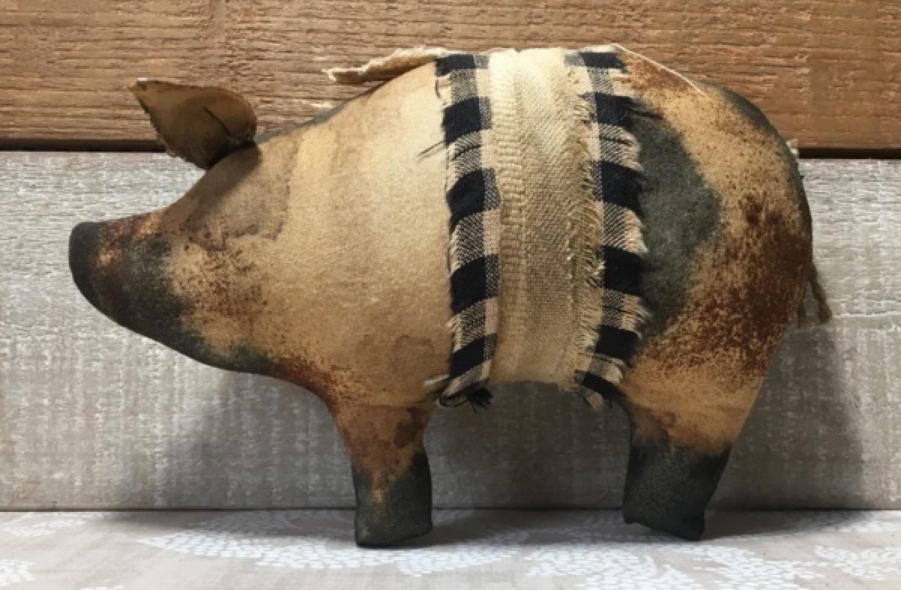 Primitive Pig Pattern | Prim Pig Digital Pattern - Etsy
