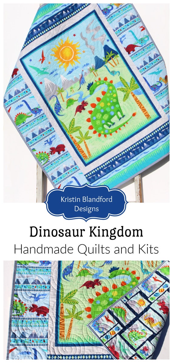  Sewing kit for Kids Beginners - DIY Craft for Girls & Boys -  Cut & Sew Fabric Panel Dinosaur (Dino Friends)