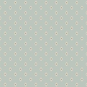 May include: A repeating diamond pattern on a teal background. Each diamond is made up of small, light pink and dark grey shapes. This design is suitable for textiles or wallpaper, offering a subtle, elegant aesthetic.
