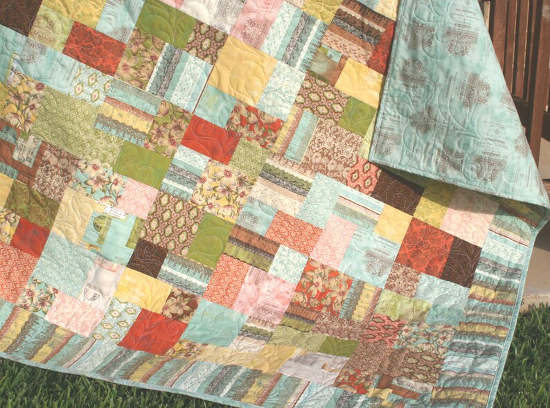 PDF Quilt Pattern, Layer Cake, Beginner, Simple Quick Easy, Instant Download, DIY, Quilting Pattern, Baby Quilts, Throw Quilts, Modern image 2