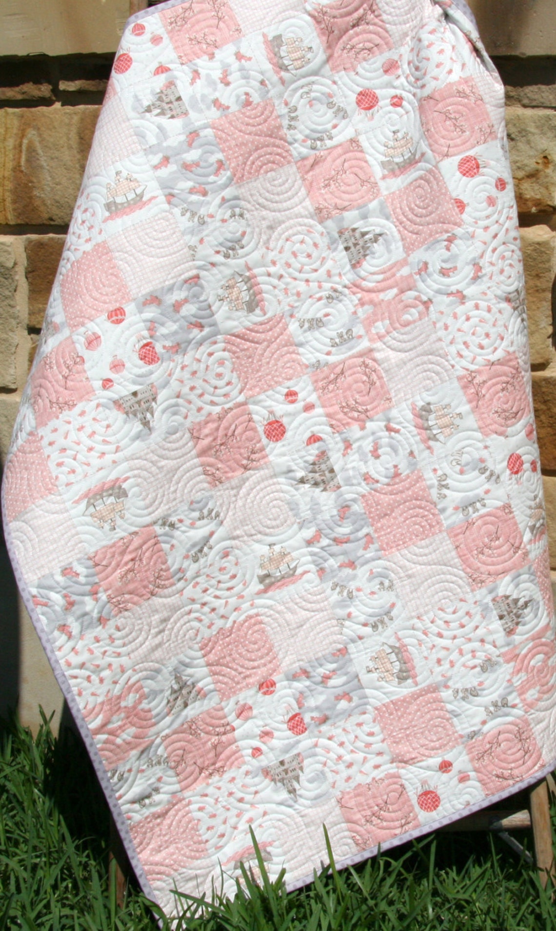 Storybook Quilt Kit Baby Girl Blanket Moda by Kate and Etsy