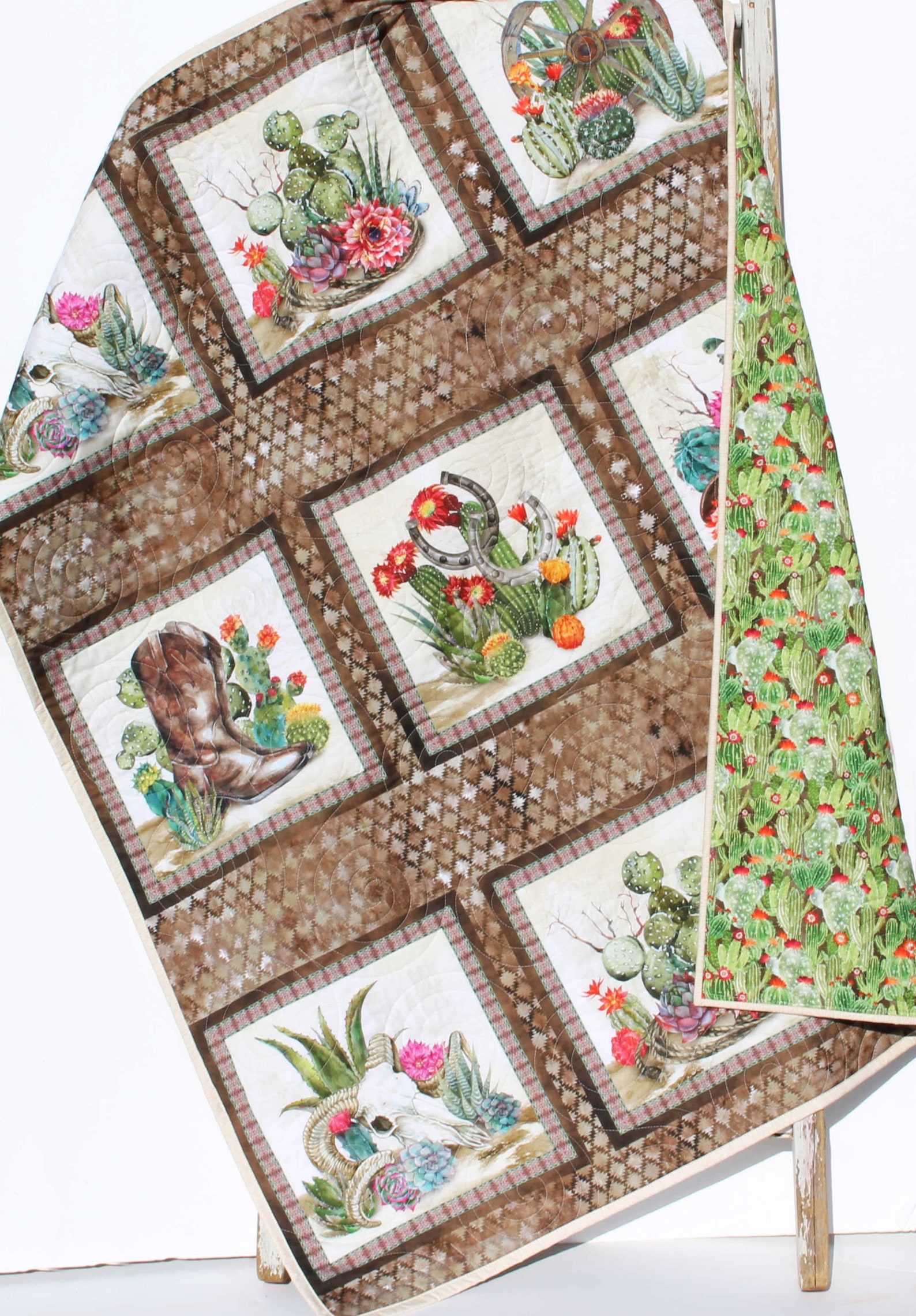 Southwest Quilt Kit Western Theme Fabric Panel Pattern - Etsy