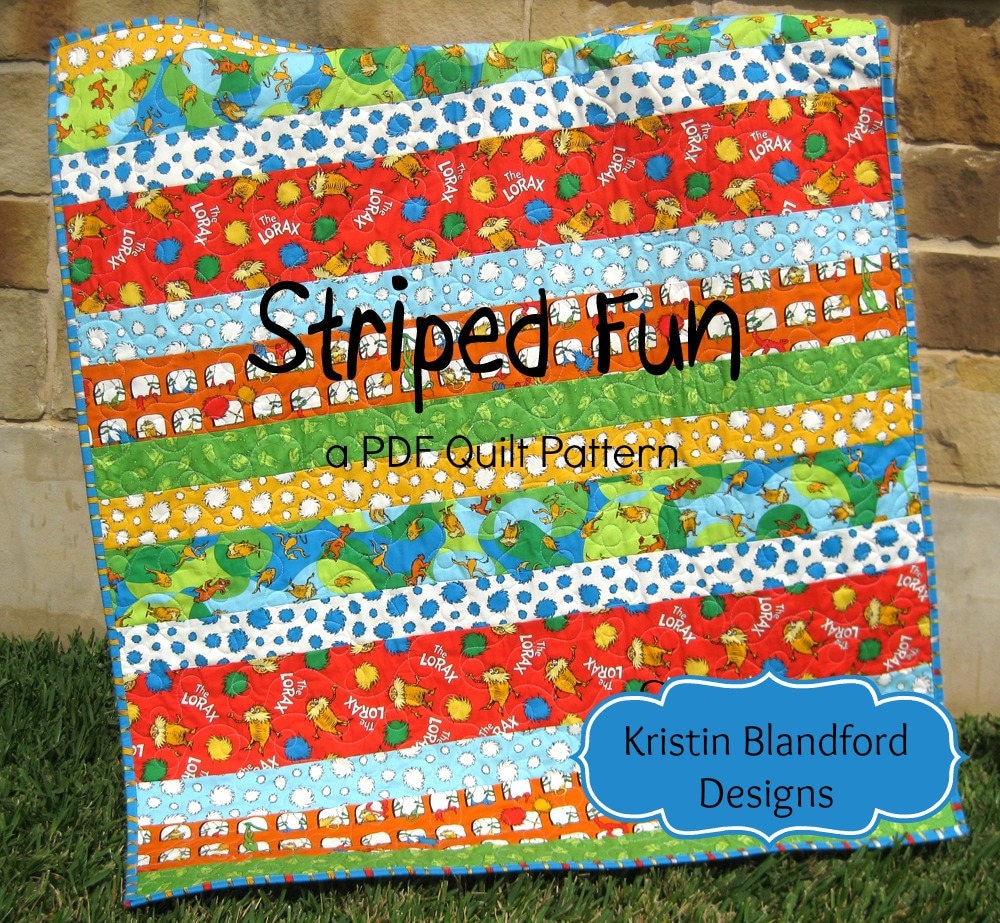 Striped Out Quilt Pattern - Jelly Roll Friendly Quick Easy Beginner Qu