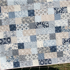 Layer Cake Quilt Pattern, PDF File, Stepping Stones, Easy Quick ...