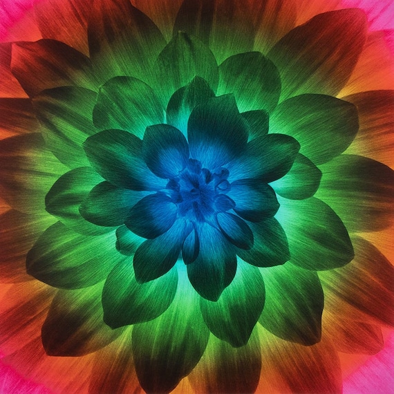 Hoffman Dream Big Floral SPECTRUM Spectrum Digital Print 42