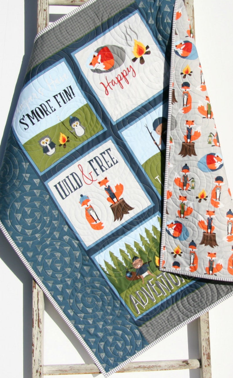 Quilt Kits for Beginners Baby Quilt Kits for Sale Woodland Etsy