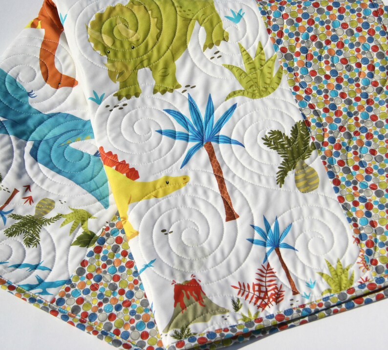 Quilt Kit Dinosaur Panel Quick Easy Fun Beginner Project | Etsy