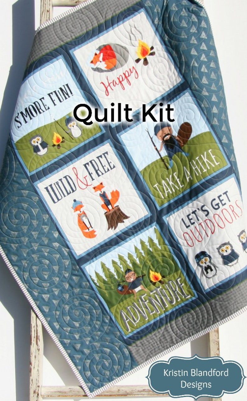 Quilt Kits for Beginners Baby Quilt Kits for Sale Woodland Etsy