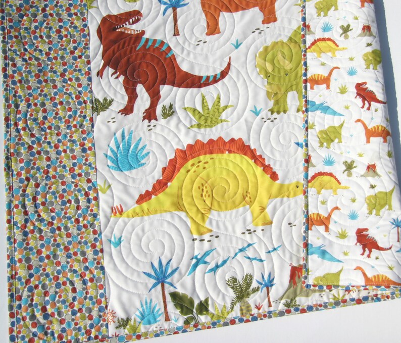 Quilt Kit Dinosaur Panel Quick Easy Fun Beginner Project | Etsy