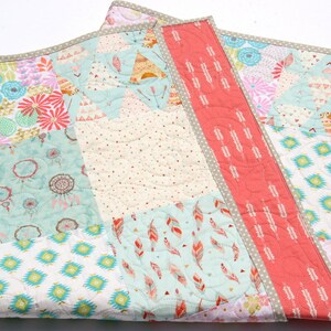 Twin quilt kit woodland girl pastel fabrics forest animal quilt discontinued quilt kit one left