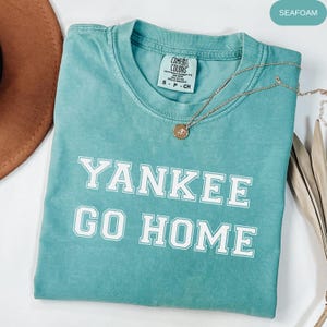 Comfort Colors® Yankee Go Home Shirt, No Means No T-Shirt, Greenland Shirts, Greeanland Long sleeve Tee, Greenland protest tee
