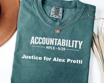 Justice for Alex Pretti, No ICE Hands Off Our Cities Shirt, Stand With Minneapolis, Justice not silence, Protest Tee, Anti Trump Long Sleeve