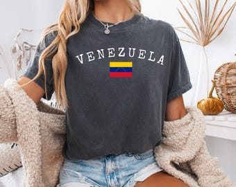 Comfort Colors® Venezuela Hasta El Final Tshirt, Trendy Venezuela 2026 Shirt, Con Venezuela, Gift For Venezuelan, Venezuela Long Sleeve Tee