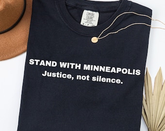 Justice for Alex Pretti, No ICE Hands Off Our Cities Shirt, Stand With Minneapolis, Justice not silence, Protest Tee, Anti Trump Long Sleeve