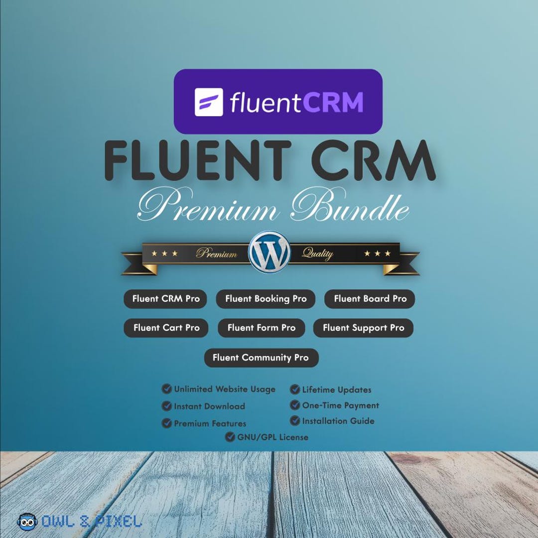 Fluent CRM Pro Bundle for Wordpress | Latest Version GPL | Lifetime ...