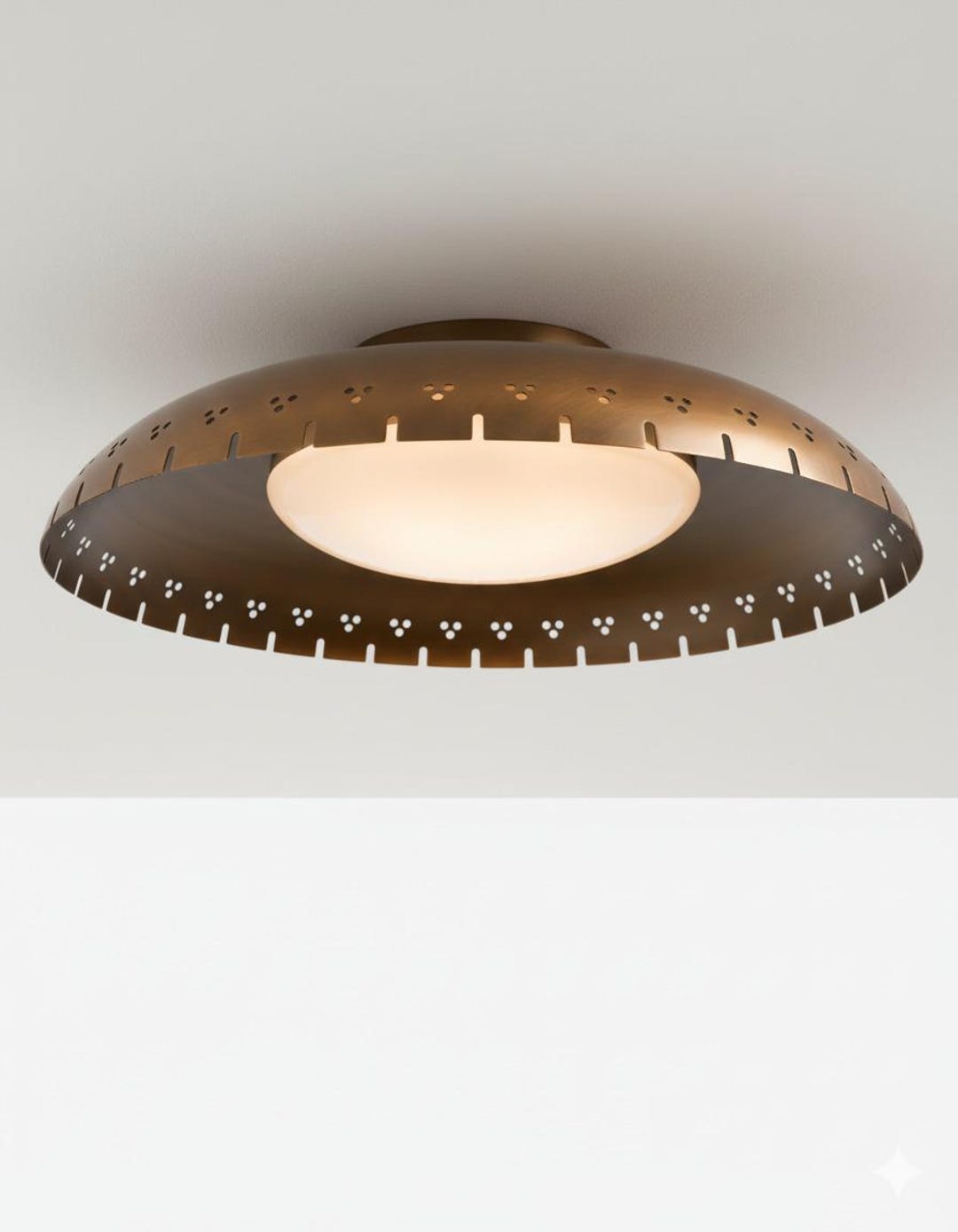 Mid Century Modern Flush Mount Ceiling Lightnull