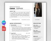 German Resume Template | Lebenslauf Vorlage | CV Template Deutsch | Professioneller Lebenslauf | Editable Canva Resume | Modern Europass Sty